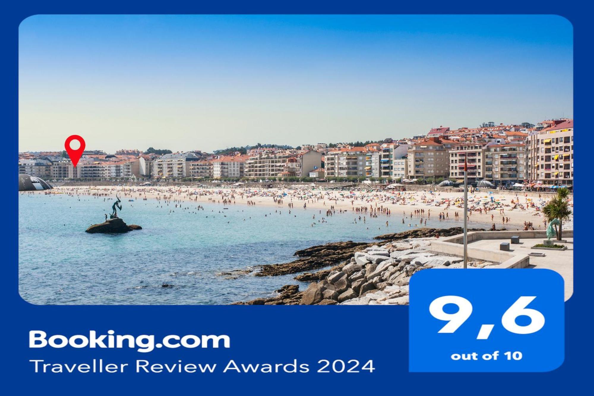 Apartamento Vicano - Playa Silgar Sanxenxo Exteriör bild